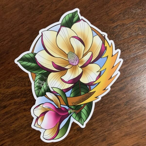 Sugar Magnolia Magnet