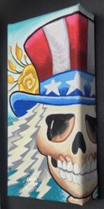 Uncle Sam original acrylic painting